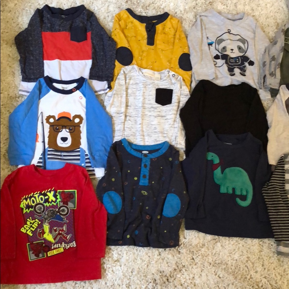 18/18-24 Long sleeve shirt bundle 🍁